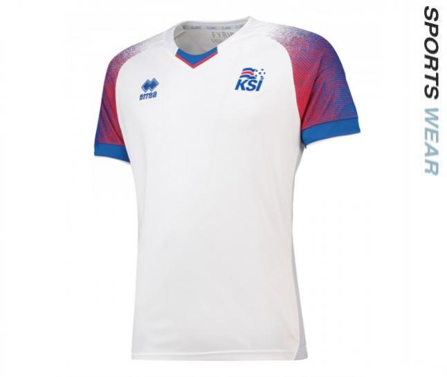 Errea Iceland 2018 Away Shirt - White SMKI6C05130IN 