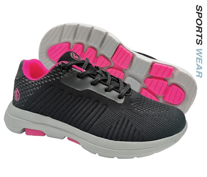 Gatti Women Running Sport Shoe Wide Width SIENA - Black/Pink 