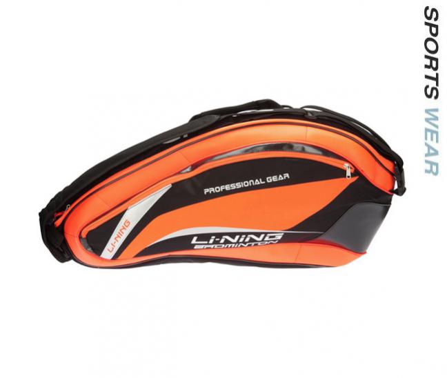 Li-Ning Racquet Bag 6 in 1 - Orange/Black 