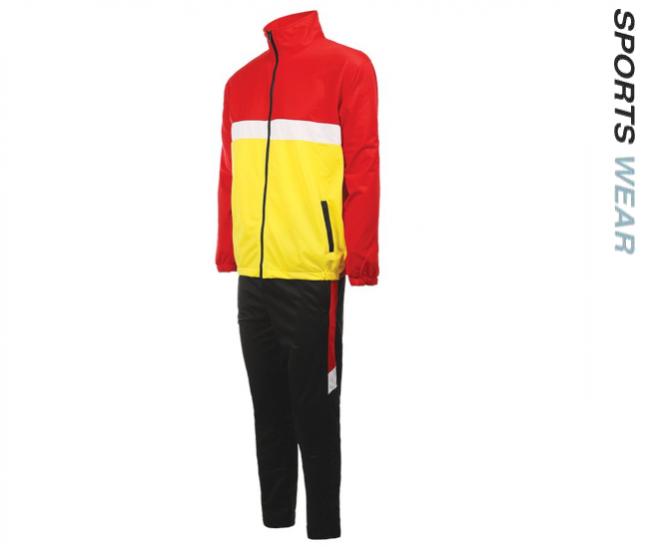 Arora Tracksuit Tricot T'SUIT-Red/White/Yellow 
