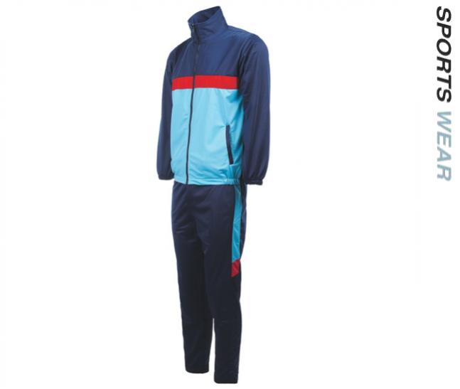 Arora Tracksuit Tricot T'SUIT-Navy/Red/Turquoise 