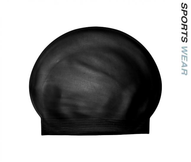 Latex Swim Cap - Black 