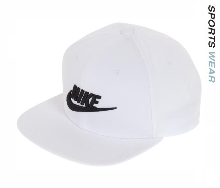Nike DriFit Futura Pro Snapback Hat - White 