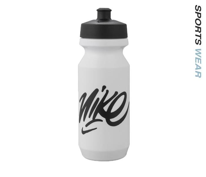 Nike Big Mouth Graphic 650 ml Water Bottle - White with logo 