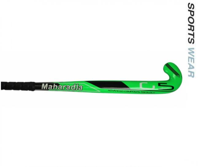 Maharadja Wooden Hockey Stick G5 - Green 