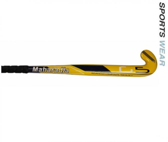 Maharadja Wooden Hockey Stick G5 - Yellow 