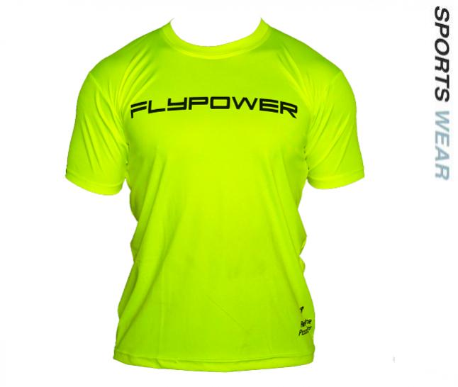 Flypower Microfibre Interlock Performance T Shirt - Neon 